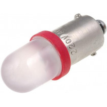 S-9, LED LAMP 220V R; LED lamp; red; BA9S; 230VAC; AUSPICIOUS