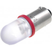 S-9, LED LAMP 24V R; LED lamp; red; BA9S; 24VDC; 24VAC; AUSPICIOUS