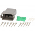 S-DT 04-12 PA; Connector: wire-wire; DT; plug; male; Size: 16; 0.75÷2mm2; PIN: 12; DEUTSCH