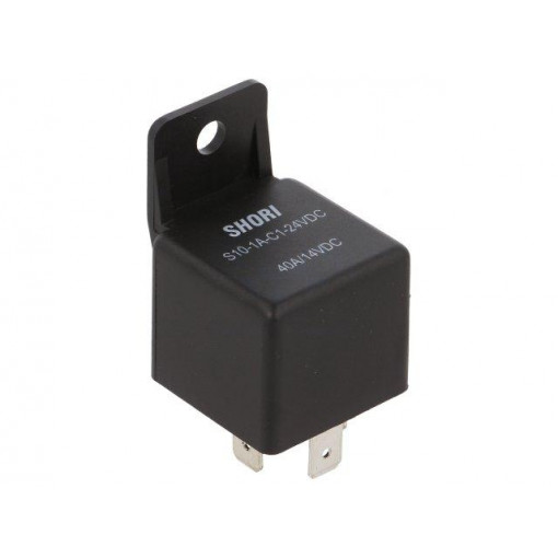 S10-1A-C1-24VDC; Relay: electromagnetic; SPST-NO; Ucoil: 24VDC; 40A; automotive; SHORI ELECTRIC S10-1A-C1-24VDC; Relay: electromagnetic; SPST-NO; Ucoil: 24VDC; 40A; automotive; SHORI ELECTRIC