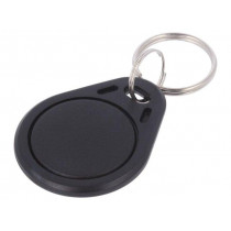 S103-BK; RFID pendant; black; 100÷150kHz; Mat: plastic; 64bit; 4g; 