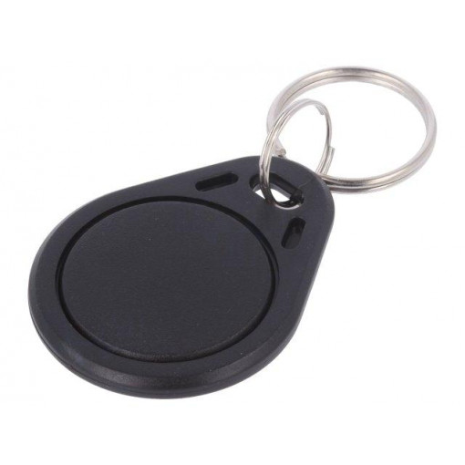 S103-BK; RFID pendant; black; 100÷150kHz; Mat: plastic; 64bit; 4g; 