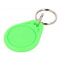S103-GN; RFID pendant; green; 100÷150kHz; Mat: plastic; 64bit; 4g; 
