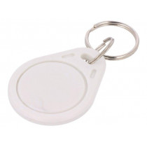 S103-WE; RFID pendant; white; 100÷150kHz; Mat: plastic; 64bit; 4g; 