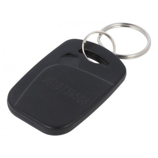 S1034N-BK; RFID pendant; black; 100÷150kHz; Mat: plastic; 64bit; 6g; 