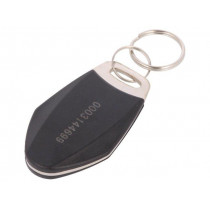 S1035N-BK; RFID pendant; black; 100÷150kHz; Mat: metal,plastic; 64bit; 12g; 