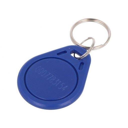 S103N-BE; RFID pendant; blue; 100÷150kHz; Mat: plastic; 64bit; 4g; 