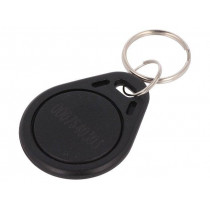 S103N-BK; RFID pendant; black; 100÷150kHz; Mat: plastic; 64bit; 4g; 
