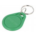 S103N-GN; RFID pendant; green; 100÷150kHz; Mat: plastic; 64bit; 4g; 
