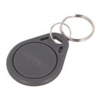 S103N-GY; RFID pendant; grey; 100÷150kHz; Mat: plastic; 64bit; 4g; 