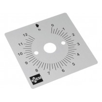 S12H; Scale for mechanical timer; Application: MI2R; FAUCIGNY INSTRUMENTS S12H; Scale for mechanical timer; Application: MI2R; FAUCIGNY INSTRUMENTS