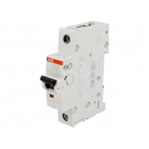2CDS251001R0205; Circuit breaker; 230VAC; Inom: 20A; Poles: 1; DIN; Charact: B; 6kA; ABB