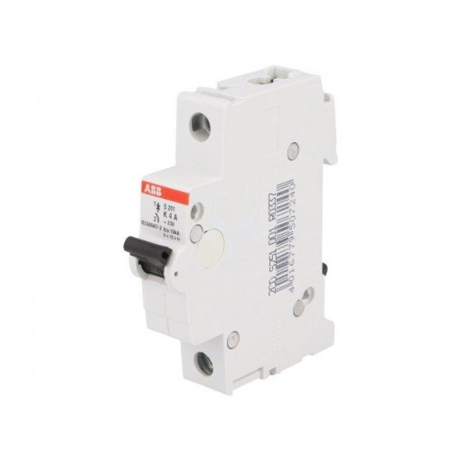 2CDS251001R0337; Circuit breaker; 230/400VAC; 4A; Poles: 1; DIN; Charact: K; IP20; ABB