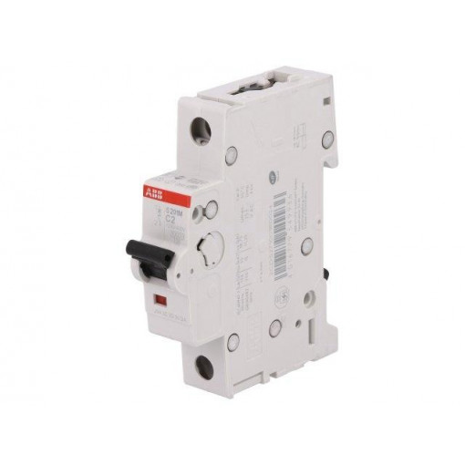 2CDS271001R0024; Circuit breaker; 230VAC; Inom: 2A; Poles: 1; DIN; Charact: C; 10kA; ABB