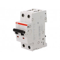 2CDS272001R0105; Circuit breaker; 400VAC; Inom: 10A; Poles: 2; DIN; Charact: B; 10kA; ABB