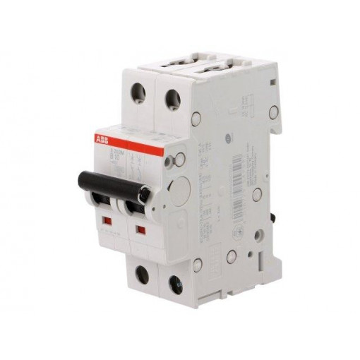 2CDS272001R0105; Circuit breaker; 400VAC; Inom: 10A; Poles: 2; DIN; Charact: B; 10kA; ABB