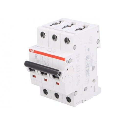 2CDS253001R0065; Circuit breaker; 400VAC; Inom: 6A; Poles: 3; DIN; Charact: B; 6kA; ABB