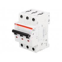 2CDS253001R0634; Circuit breaker; 400VAC; Inom: 63A; Poles: 3; DIN; Charact: C; 6kA; ABB