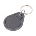 S203-GY; RFID pendant; ISO 11784/5,T5577; grey; 125kHz; Mat: plastic; 4g; 
