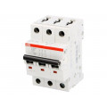 2CDS273001R0255; Circuit breaker; 400VAC; Inom: 25A; Poles: 3; DIN; Charact: B; 10kA; ABB