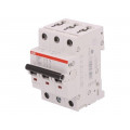 2CDS273001R0204; Circuit breaker; 400VAC; Inom: 20A; Poles: 3; DIN; Charact: C; 10kA; ABB
