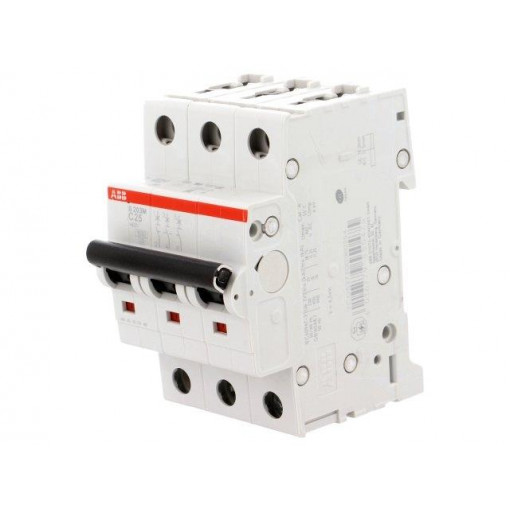 2CDS273001R0254; Circuit breaker; 400VAC; Inom: 25A; Poles: 3; DIN; Charact: C; 10kA; ABB