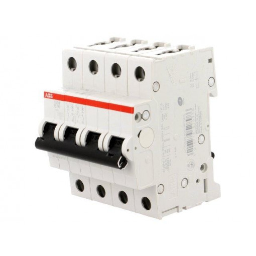 2CDS254001R0165; Circuit breaker; 400VAC; Inom: 16A; Poles: 4; DIN; Charact: B; 6kA; ABB