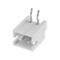 S2B-ZR; Socket; wire-board; male; ZH; 1.5mm; PIN: 2; THT; 50V; 1A; -25÷85°C; JST