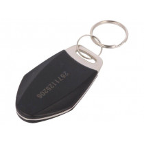 S3035BNR-BK; RFID pendant; laser printed code in 8H10D format; black; 12g; 