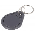 S303B-GY; RFID pendant; ISO/IEC14443-3-A; grey; 13.56MHz; Mat: plastic; 4g; 