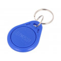 S303BNR-BE; RFID pendant; laser printed code in 8H10D format; blue; 1024bit; 