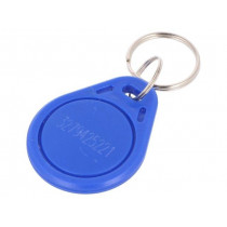 S303BNR-BE; RFID pendant; laser printed code in 8H10D format; blue; 1024bit; 