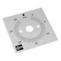 S30M; Scale for mechanical timer; Application: MI2R; FAUCIGNY INSTRUMENTS S30M; Scale for mechanical timer; Application: MI2R; FAUCIGNY INSTRUMENTS