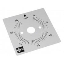 S30M; Scale for mechanical timer; Application: MI2R; FAUCIGNY INSTRUMENTS S30M; Scale for mechanical timer; Application: MI2R; FAUCIGNY INSTRUMENTS