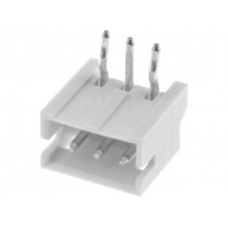 S3B-ZR; Socket; wire-board; male; ZH; 1.5mm; PIN: 3; THT; 50V; 1A; -25÷85°C; JST
