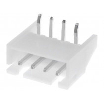 S4B-XH-A-1; Wire-board; socket; male; XH; 2.5mm; PIN: 4; THT; 250V; 3A; -25÷85°C; JST