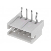 S4B-ZR; Socket; wire-board; male; ZH; 1.5mm; PIN: 4; THT; 50V; 1A; -25÷85°C; JST