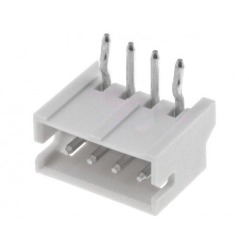 S4B-ZR; Socket; wire-board; male; ZH; 1.5mm; PIN: 4; THT; 50V; 1A; -25÷85°C; JST