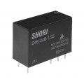 S4E-24B-1C; Relay: electromagnetic; SPDT; Ucoil: 24VDC; 16A/250VAC; 16A/30VDC; SHORI ELECTRIC