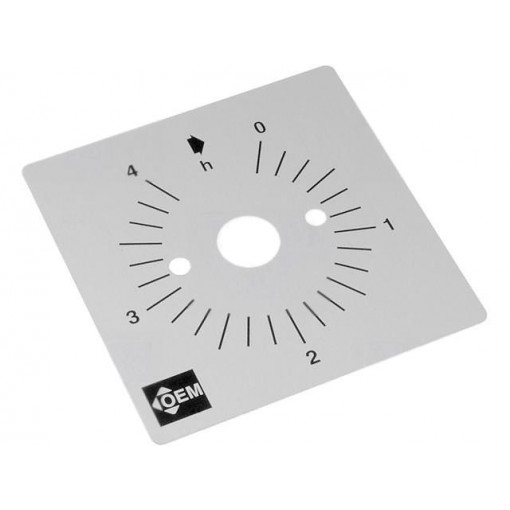 S4H; Scale for mechanical timer; Application: MI2R; FAUCIGNY INSTRUMENTS S4H; Scale for mechanical timer; Application: MI2R; FAUCIGNY INSTRUMENTS