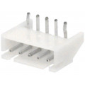 S5B-XH-A-1; Wire-board; socket; male; XH; 2.5mm; PIN: 5; THT; 250V; 3A; -25÷85°C; JST S5B-XH-A-1; Wire-board; socket; male; XH; 2.5mm; PIN: 5; THT; 250V; 3A; -25÷85°C; JST