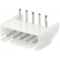 S5B-XH-A-1; Wire-board; socket; male; XH; 2.5mm; PIN: 5; THT; 250V; 3A; -25÷85°C; JST