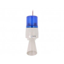 S60ADS-24-B; Signaller: lighting-sound; 24VDC; xenon arc lamp; blue; IP54; QLIGHT
