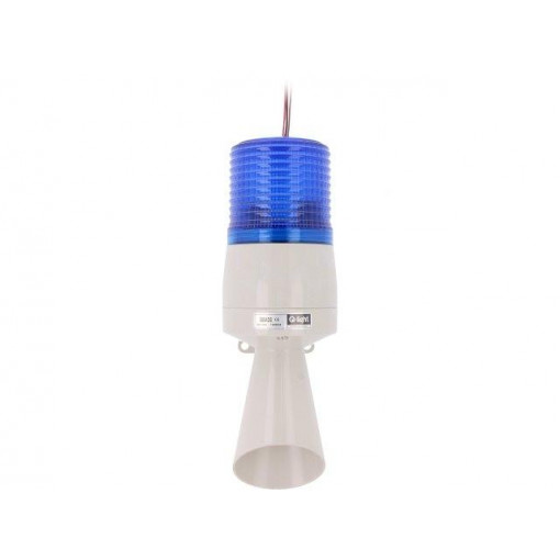 S60ADS-24-B; Signaller: lighting-sound; 24VDC; xenon arc lamp; blue; IP54; QLIGHT
