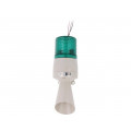 S60ADS-24-G; Signaller: lighting-sound; 24VDC; xenon arc lamp; green; IP54; QLIGHT S60ADS-24-G; Signaller: lighting-sound; 24VDC; xenon arc lamp; green; IP54; QLIGHT