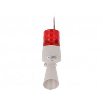 S60ADS-24-R; Signaller: lighting-sound; 24VDC; xenon arc lamp; red; IP54; 266mA; QLIGHT