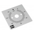 S60M; Scale for mechanical timer; Application: MI2R; FAUCIGNY INSTRUMENTS