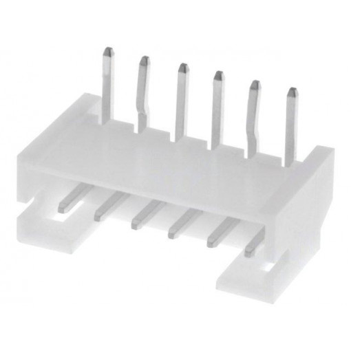 S6B-PH-K-S; Socket; wire-board; male; PH; 2mm; PIN: 6; THT; 100V; 2A; -25÷85°C; JST