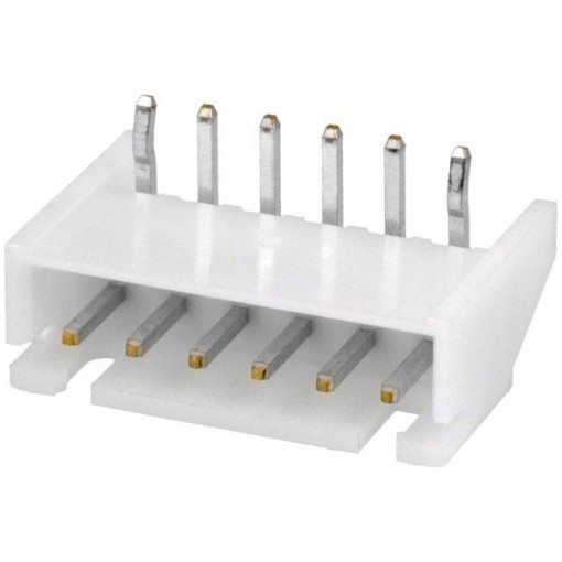 S6B-XH-A-1; Wire-board; socket; male; XH; 2.5mm; PIN: 6; THT; 250V; 3A; -25÷85°C; JST