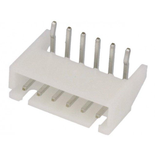S6B-XH-A(LF)(SN); Wire-board; socket; male; XH; 2.5mm; PIN: 6; THT; 250V; 3A; -25÷85°C; JST